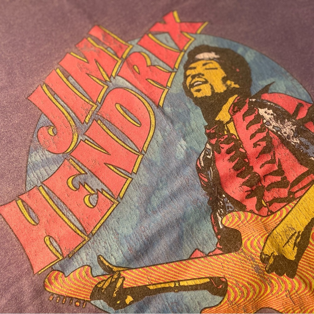 Jimi Hendrix “Authentic Hendrix” Vintage Look Tshirt